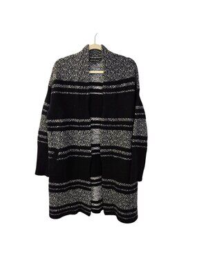 Athleta Wool & Cashmere Blend Open Longline Cardigan Sweater Size Small